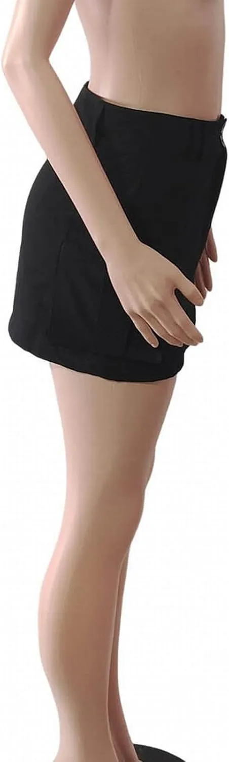 Women's Mini Skirt Women Casual High Waist Mini Skirt Bodycon Pleated Skirts Spring Dresses Jean Skirts with