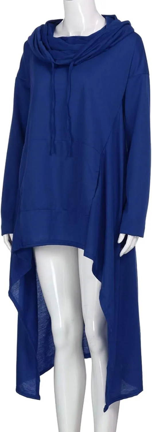 Womens Novelty Hoodies Pocket Sleeve Sweatshirt Long Shirt Tops Women Women's Blouse Fall Clothes with Pocket Sweaters