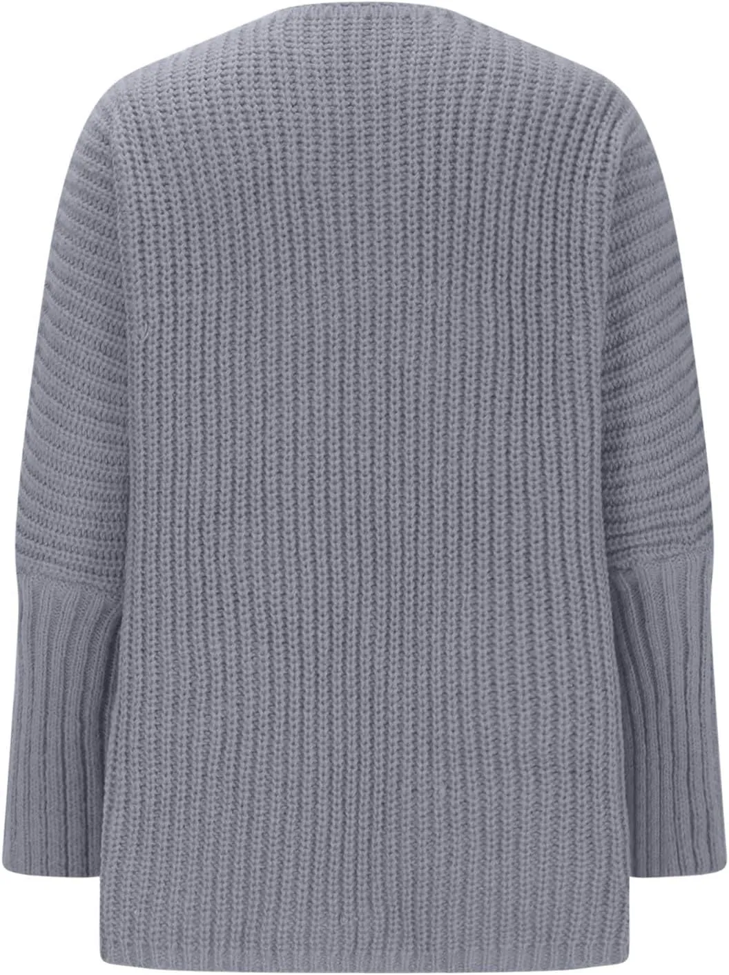 Women's Open Front Cardigan Sweater Chunky Knit Batwing Sleeve Long Outerwear Fall Winter Casual Coats with Pockets