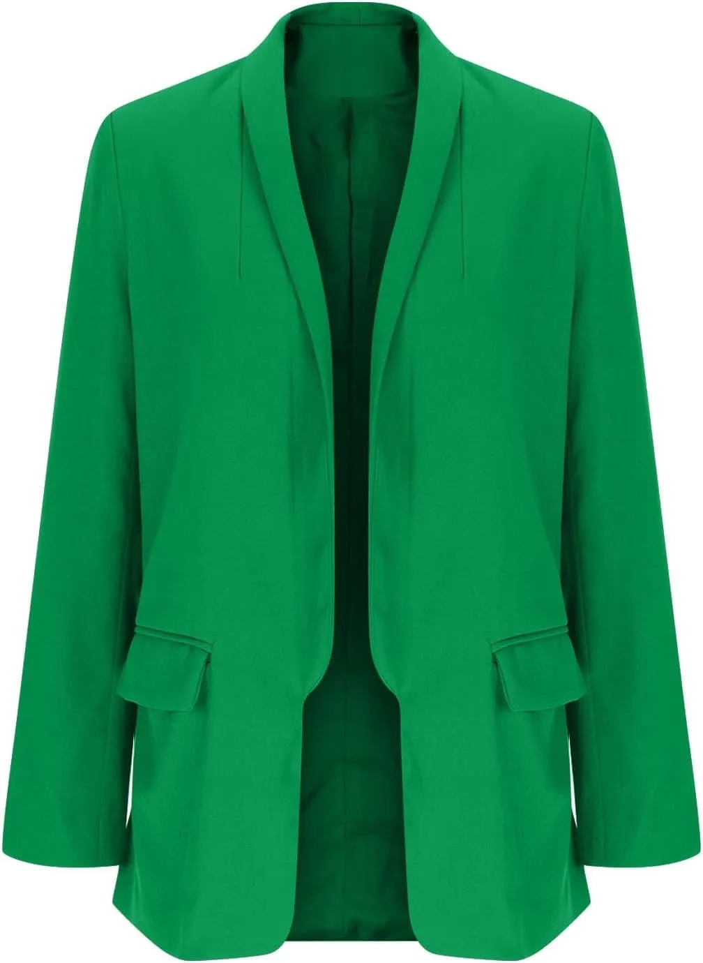 Womens Open Front Professiona Blazer Long Sleeve Lapel Suit Jackets Fall Premium Work Business Blazer with Pockets