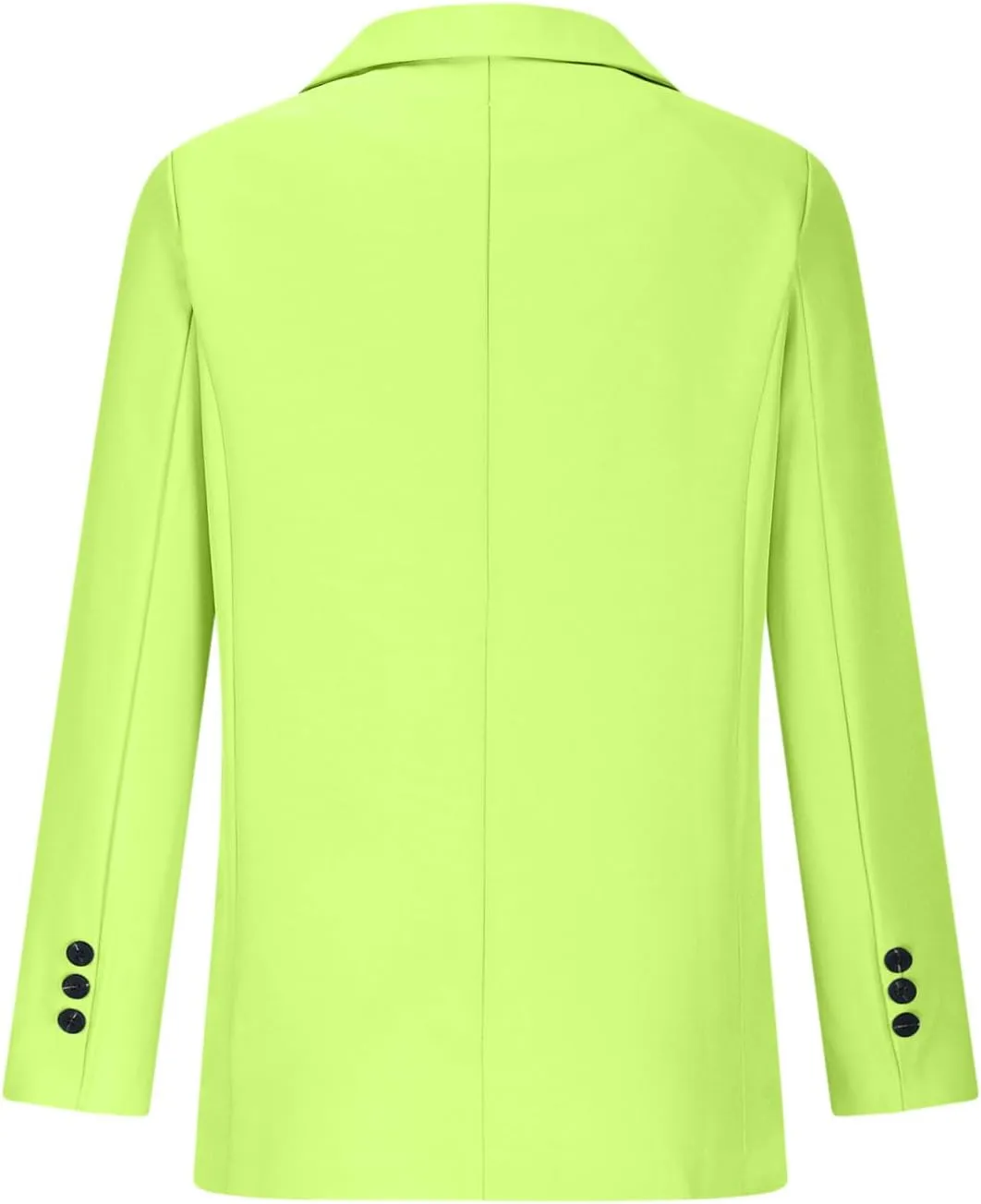 Women's Rolled Up Long Sleeve Blazers Open Front Button Cardigan Jacket Lightweight Casual Loose Fit Suits Jackets