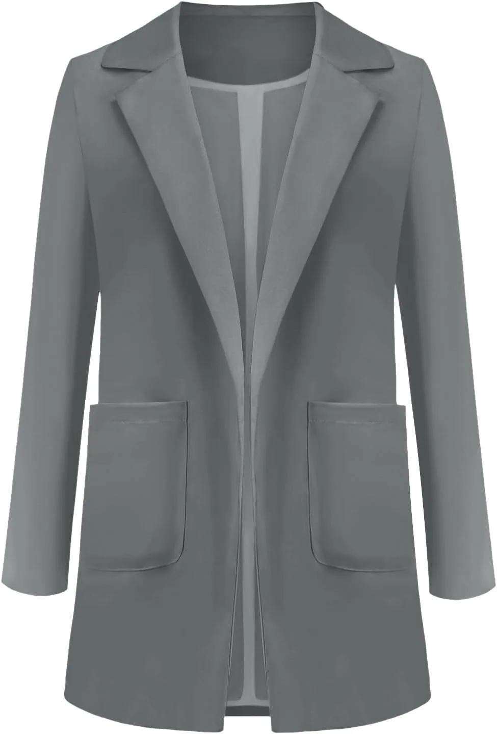 Women's Summer Blazer Lapel Sleeveless Pocket Dressy Casual Business Comfortable Solid Color Stylish Suit Jackets