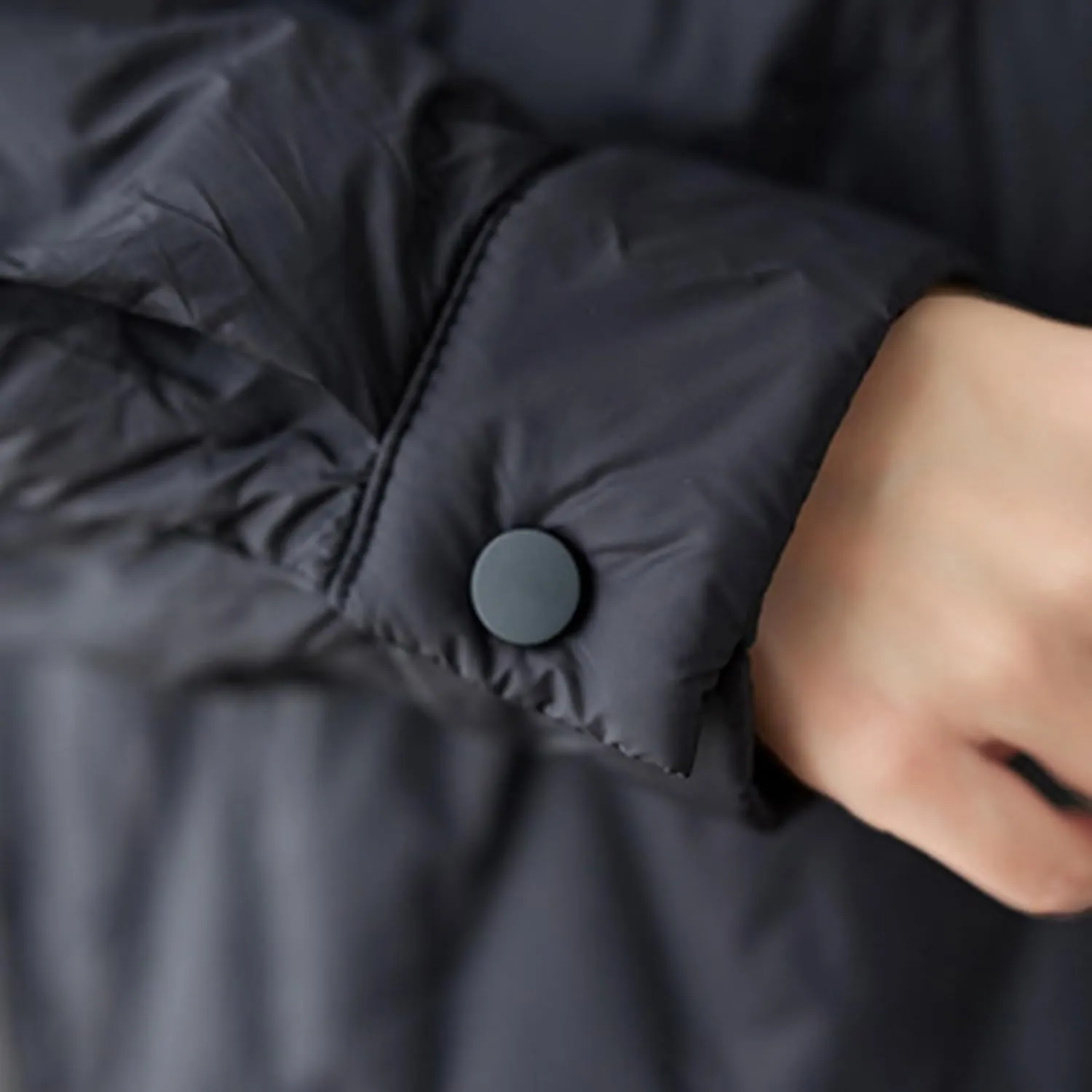 Women's Winter Casual Quilted Jackets Lightweight Button Puffer Jacket Outerwear Casual Down Winter Coat with Pockets