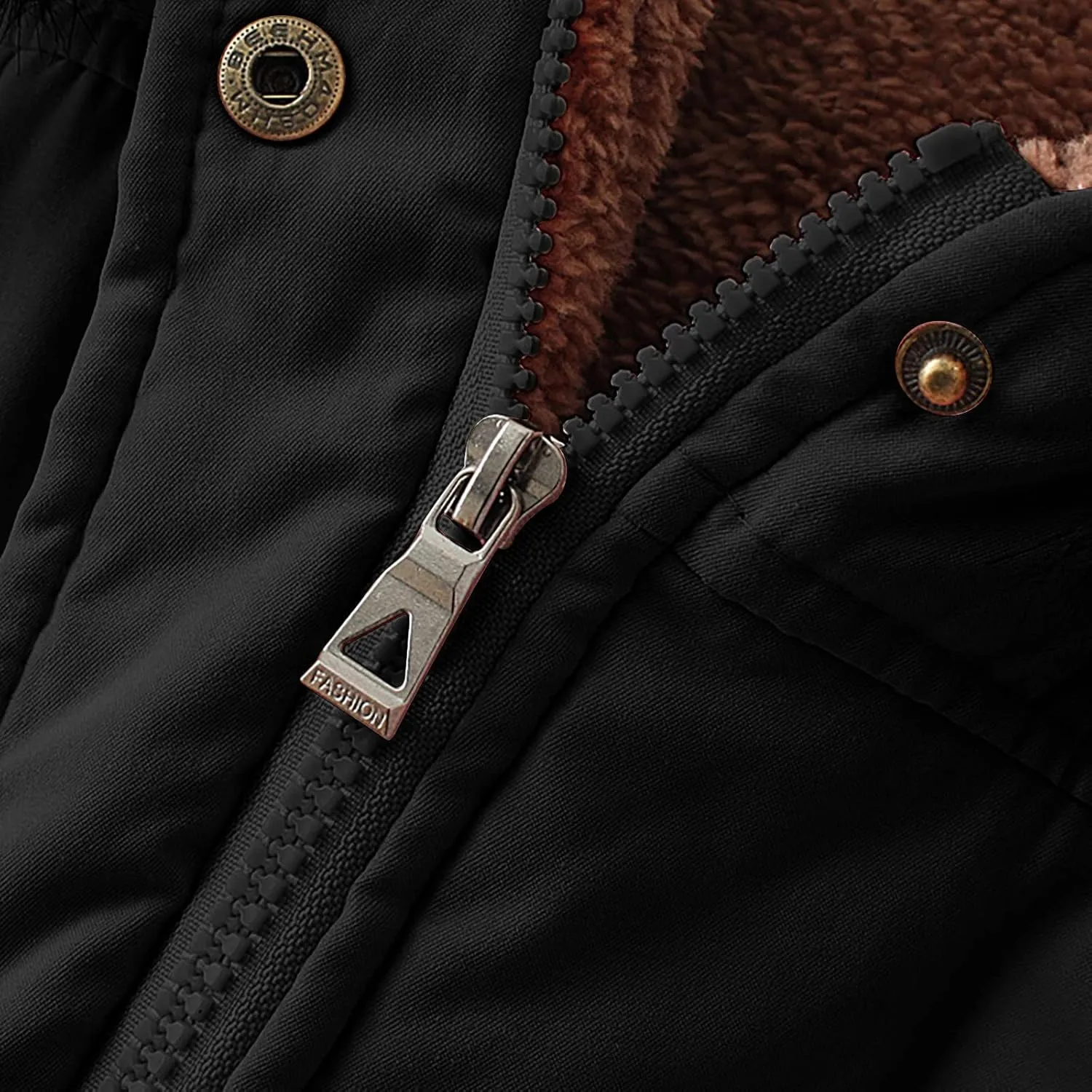 Womens Winter Coats Mid Length Puffer Coat Sherpa Lined Warm Heavy Jackets Thickened Windproof Outerwear with Hood