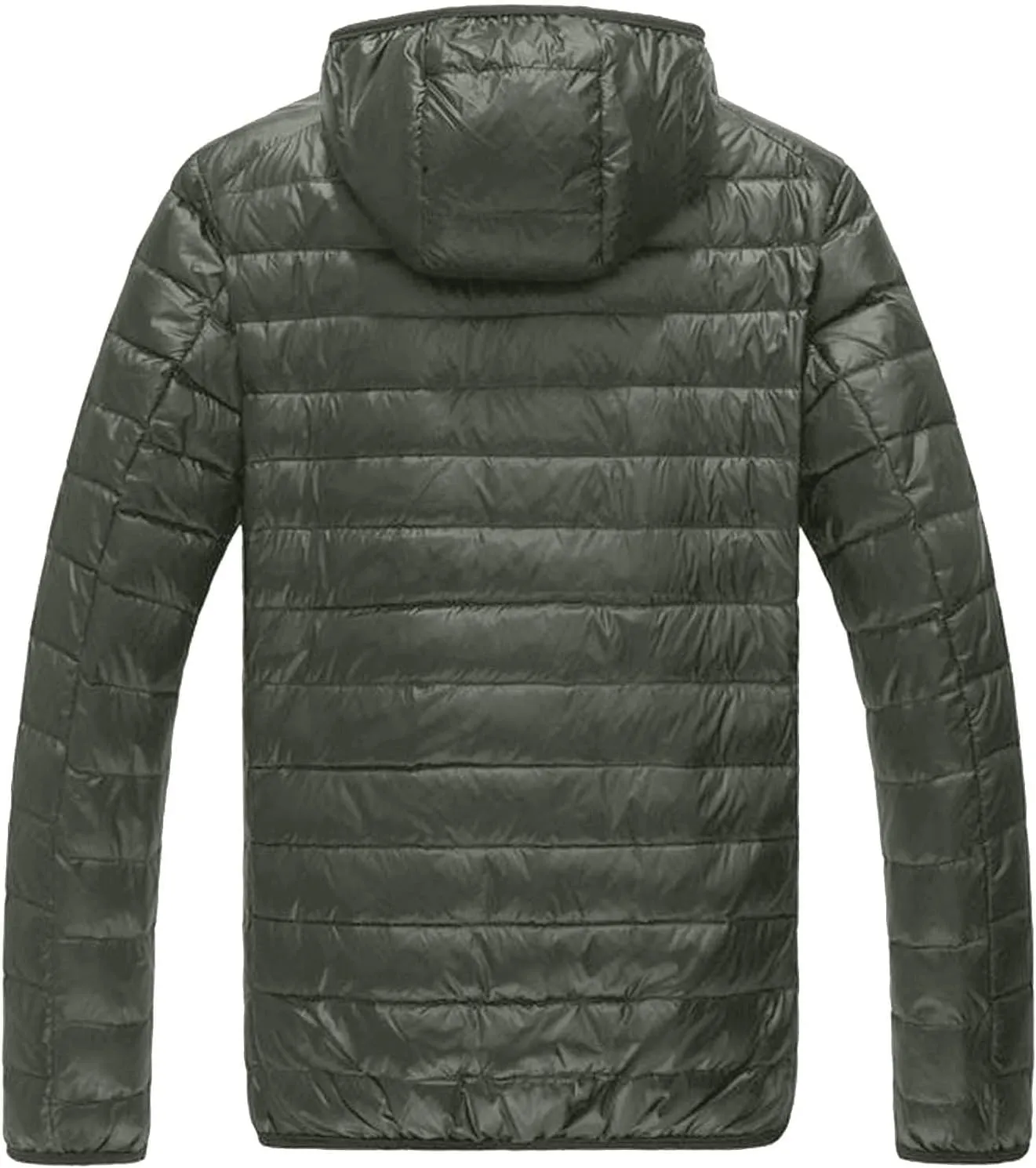 Ymosrh Men's Jacket Down Quilted Lined Winter Casual Windproof Puffer Jacket Warm Windbreaker Coats Jackets, XXL-5XL