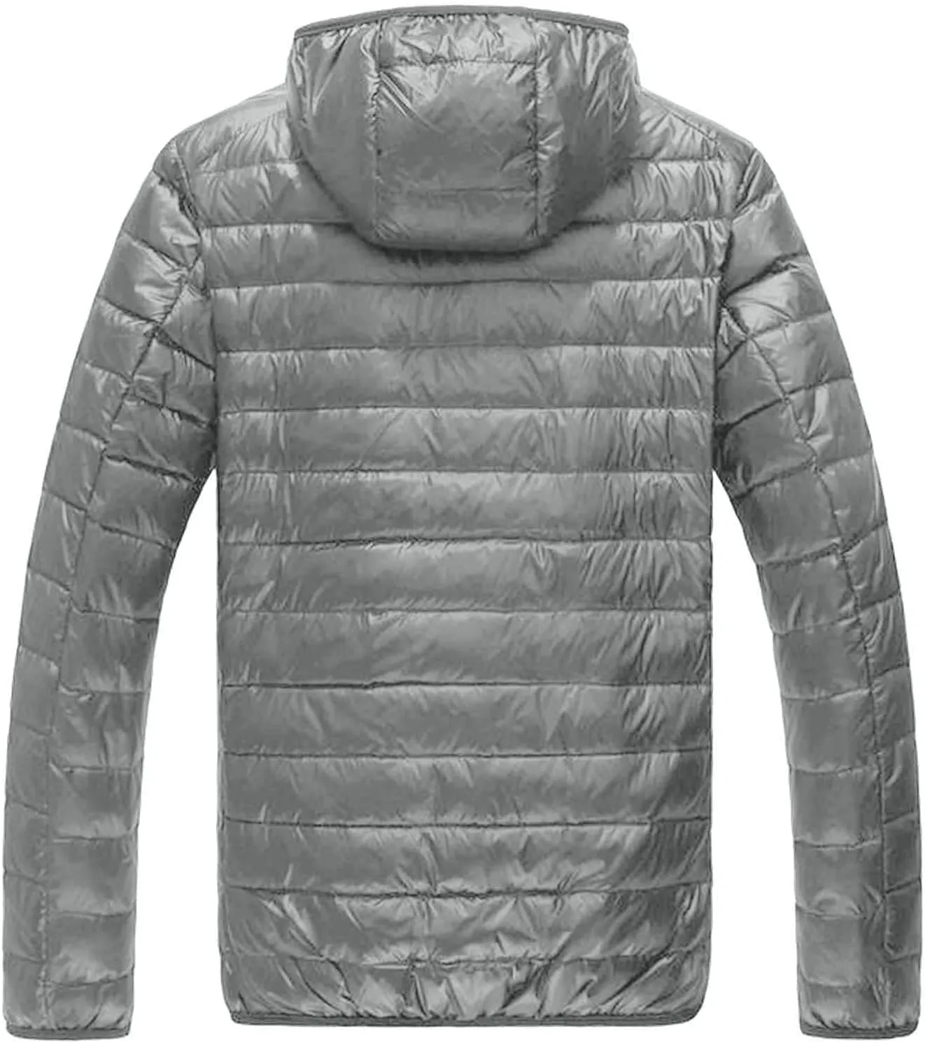 Ymosrh Men's Jacket Down Quilted Lined Winter Casual Windproof Puffer Jacket Warm Windbreaker Coats Jackets, XXL-5XL