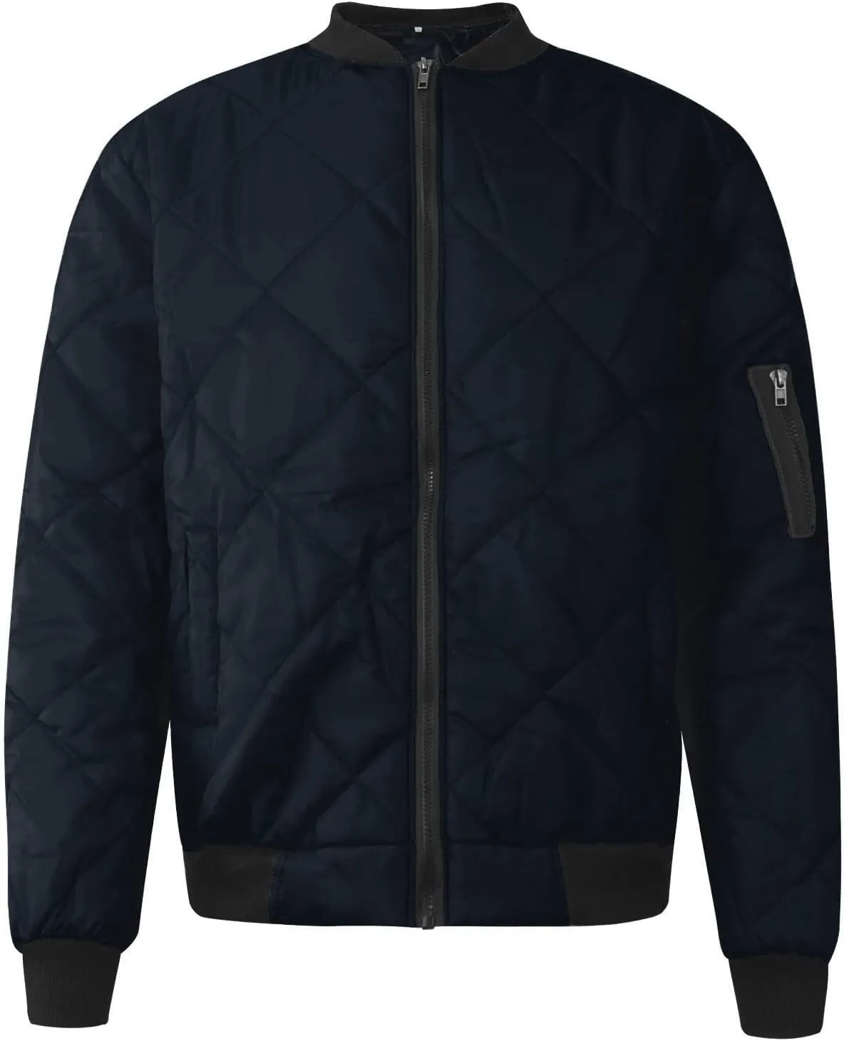 Ymosrh Men's Puffer Jacket Lightweight Warm Winter Coats Windproof Insulated Jacket Outwear Down Jacket, L-3XL