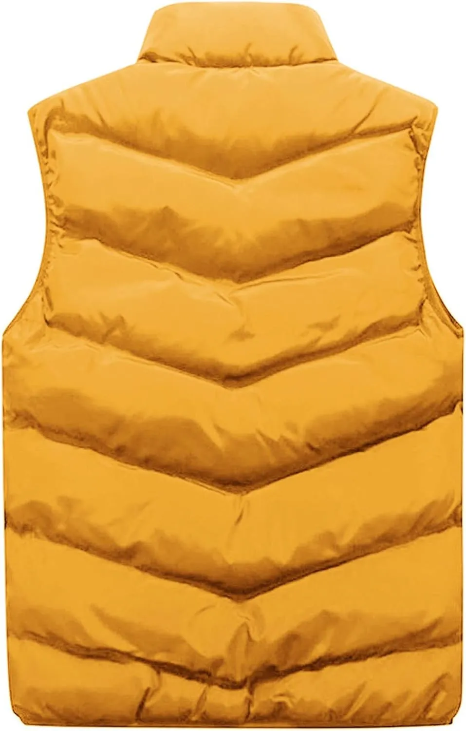 Ymosrh Men's Puffer Jackets Packable Vest Jacket Lightweight Winter Down Bubble Coat Quilted Padded Jacket, S-4XL