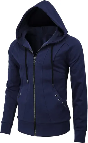 Ymosrh Men's Sweatshirts Long Sleeve Hoodie Sweatshirt Top Cardigan Hooded Jacket Fashion Hoodies & Sweatshirts, L-3XL
