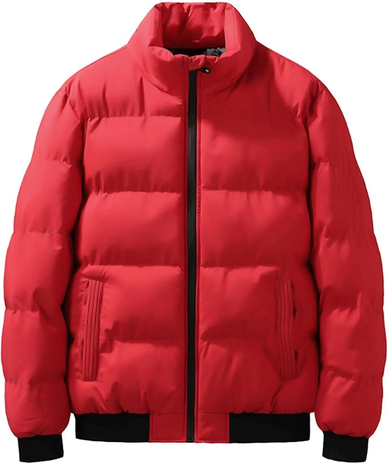 Ymosrh Men's Winter Jacket Lightweight Puffer Jacket Water-Resistant Warm Jackets and Coats Down Jackets, M-2XL