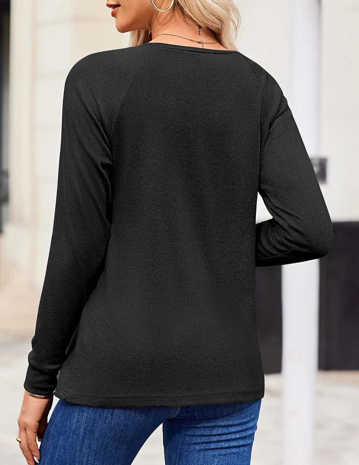 Zeagoo Women Long Sleeve Shirts Casual Tops Blouses Fashion Pleated Tunic Fall Clothes 2024