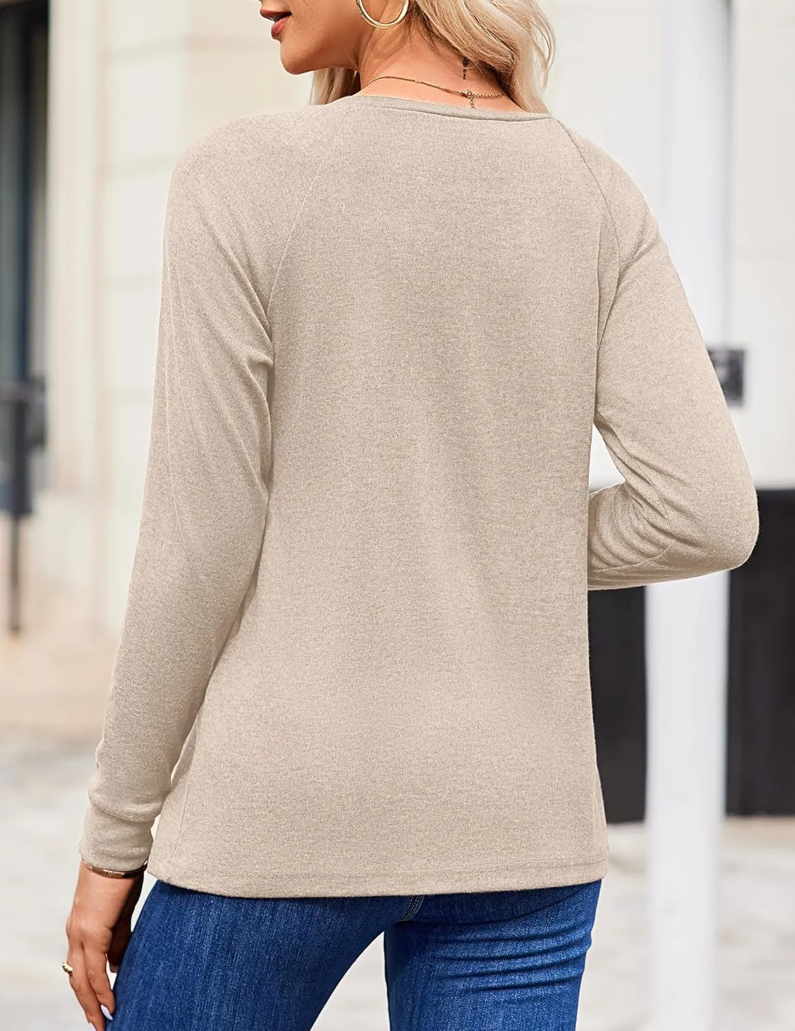Zeagoo Women Long Sleeve Shirts Casual Tops Blouses Fashion Pleated Tunic Fall Clothes 2024