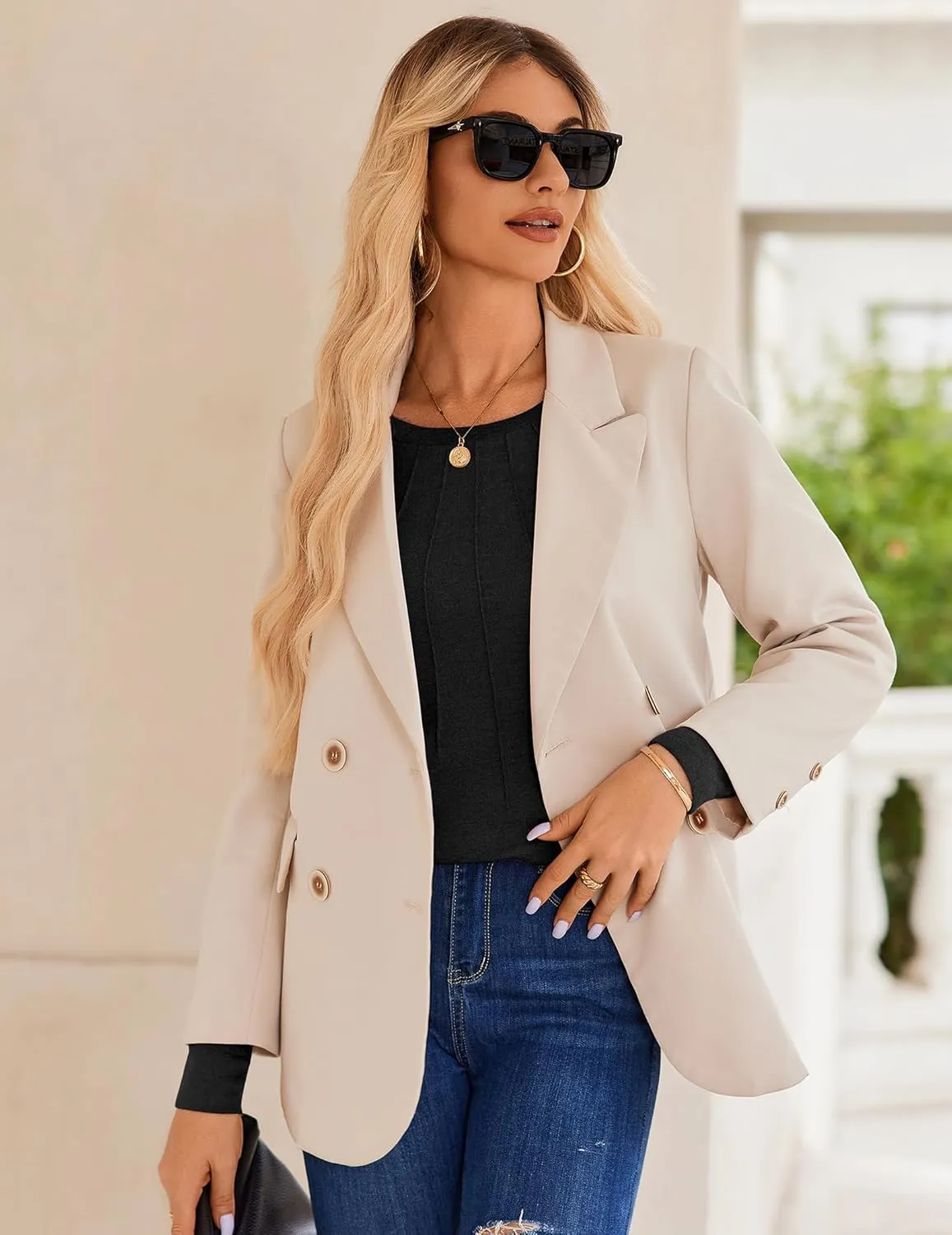 Zeagoo Women Long Sleeve Shirts Casual Tops Blouses Fashion Pleated Tunic Fall Clothes 2024