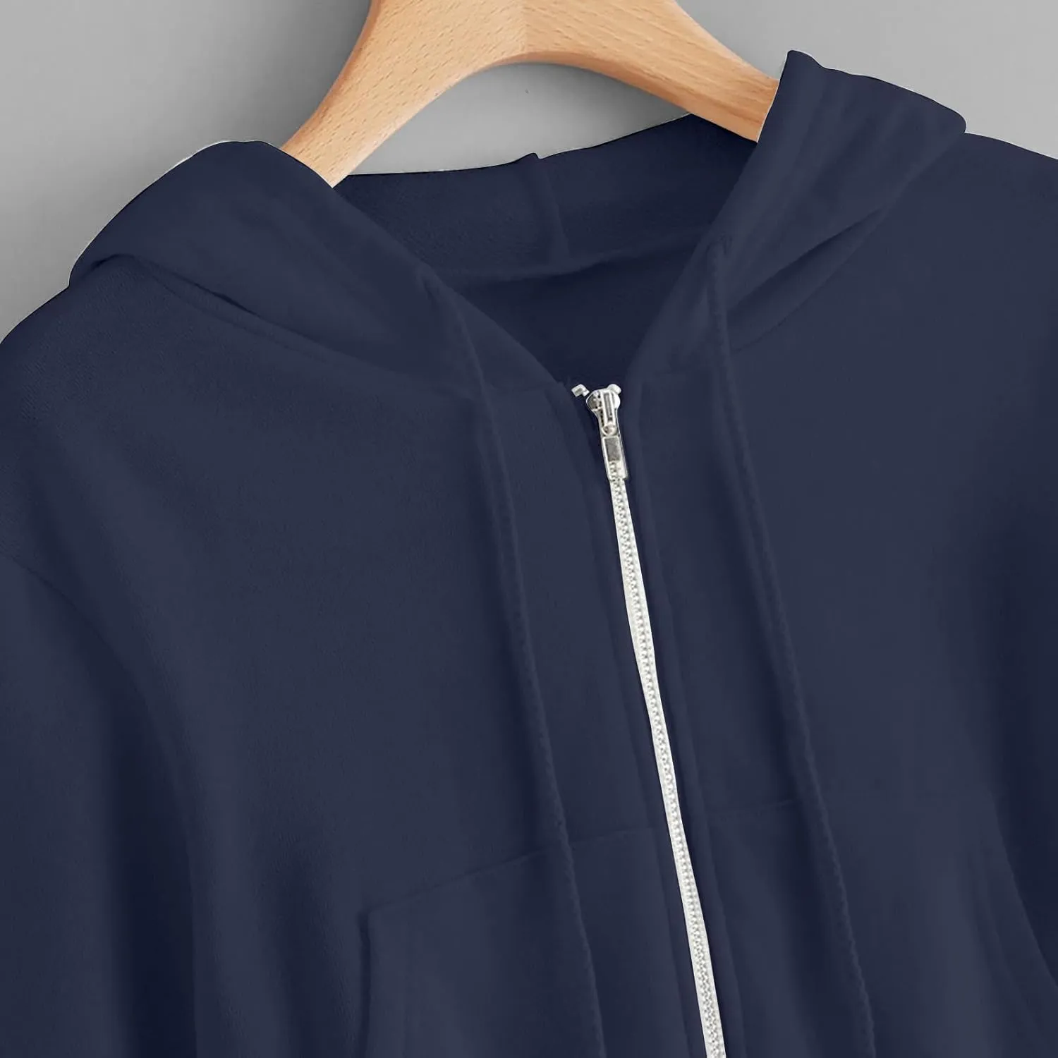 Zip Up Hoodies for Women Cropped Sweatshirts Fleece Jackets Fall Outfits Casual Hooded Sweatshirts Y2k Pulloveer Tops